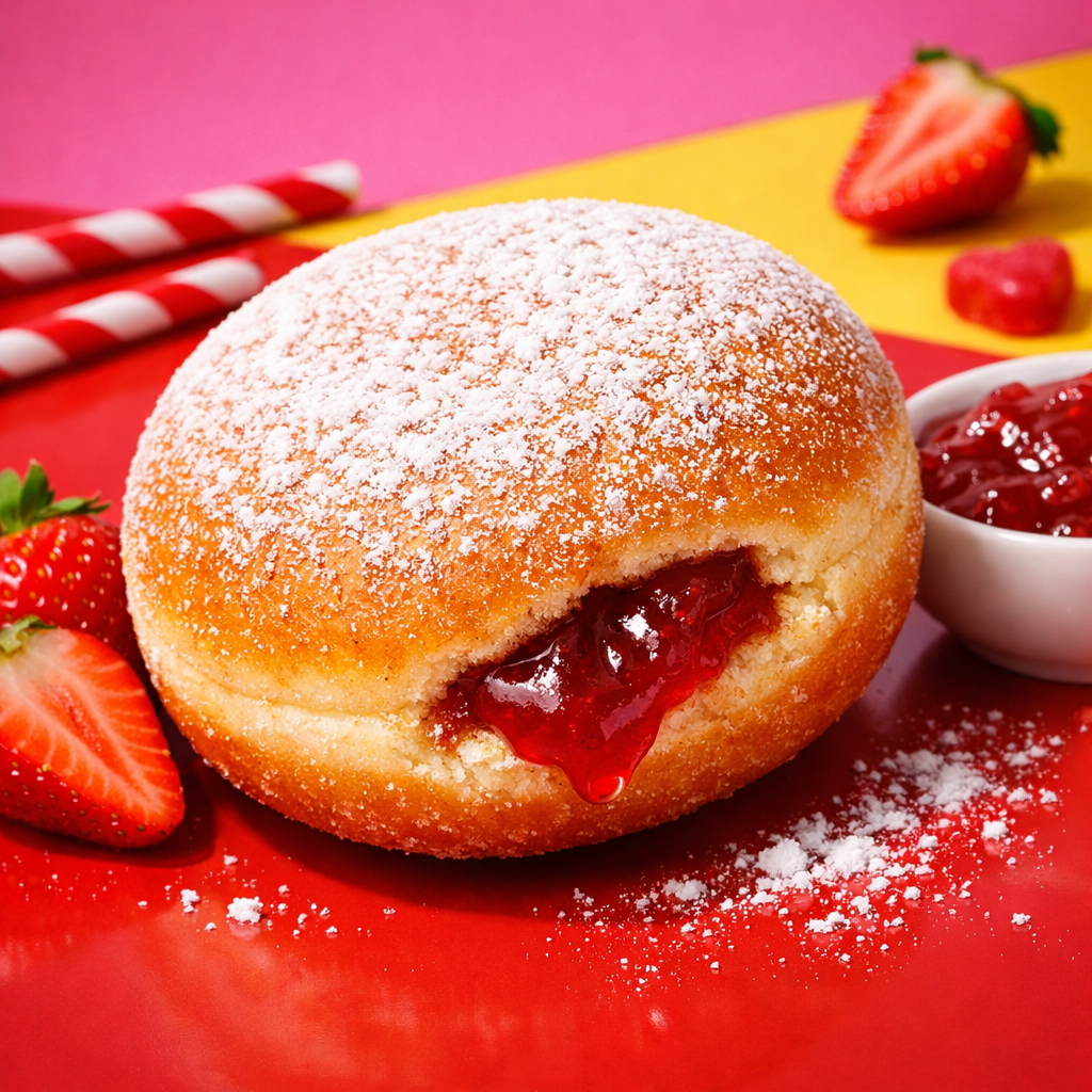Beignet Fourré Fraise
