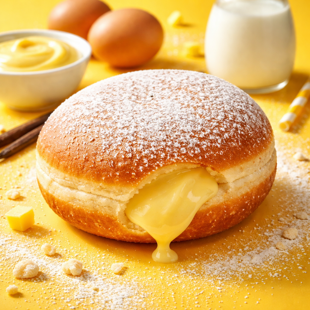 Beignet Fourré Crème Pâtissière